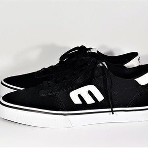 Etnies Calle Vulc Black/White Suede Skate Shoes Sz Wmns 7/ Mns 5.5 NWOT